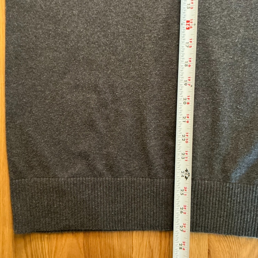 Everlane Day Crew Sweater Mens Large Gray Organic Cotton Coolmax Pullover - Picture 6 of 7